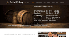 Desktop Screenshot of malt-whisky-company.de