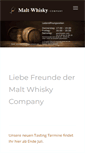 Mobile Screenshot of malt-whisky-company.de